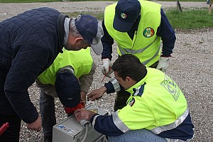 13/04/2008<br>Montaggio impianto elettrico di un campo di ProCiv